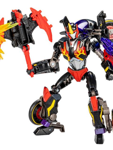 Transformers Generations Shattered Glass Collection Decepticon Flamewar with Fireglide & IDW’s Shattered Glass— Flamewar (Exclusive Hasbro Pulse Variant Cover)