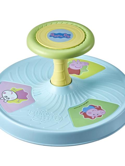 Playskool Peppa Pig Sit 'n Spin Musical Classic Spinning Activity Toy for Toddlers Ages 18 Months and Up