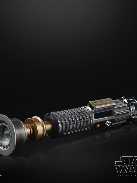 Star Wars The Black Series Obi-Wan Kenobi Force FX Elite Lightsaber Collectible with Advanced LED and Sound Effects