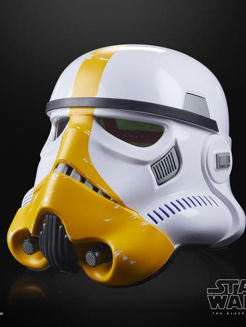 Star Wars The Black Series The Mandalorian Artillery Stormtrooper Premium Electronic Helmet Roleplay, Ages 14 and Up