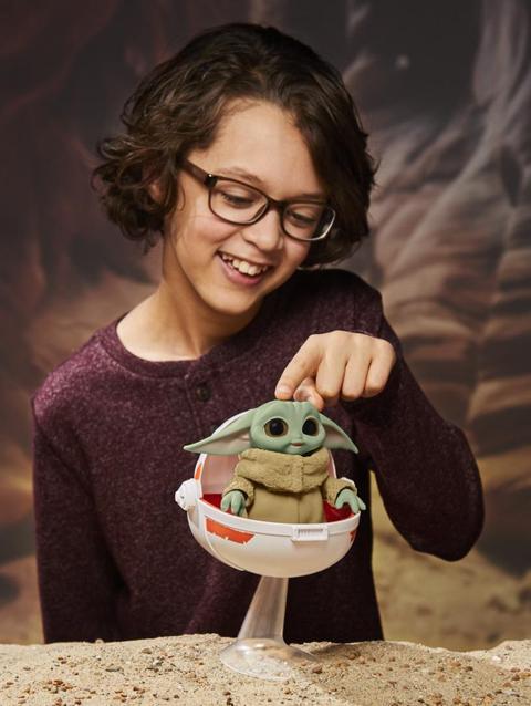 Star Wars Wild Ridin' Grogu, The Child Animatronic, Sound and Motion Combinations, Star Wars Toy for Kids Ages 4 and Up