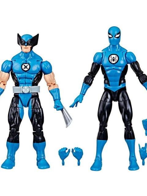 Marvel Legends Series Wolverine and Spider-Man, Fantastic Four Comics 6" Action Figures