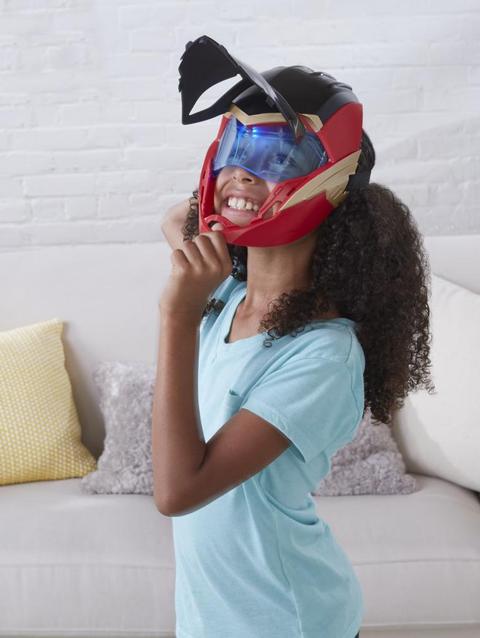 Marvel Studios' Black Panther Wakanda Forever Ironheart Flip FX Light Up Mask, Roleplay Toy For Kids 5 and Up