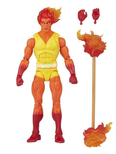 Marvel Legends Series Fantastic Four 6-inch Firelord Retro Action Figure Toy, Includes 2 Accessories, Kids Ages 4 and Up