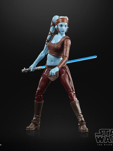 Star Wars The Black Series Aayla Secura Toy 6-Inch-Scale Attack of the Clones Collectible Action Figure, Ages 4 and Up