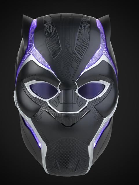 Marvel Legends Series Black Panther Premium Electronic Role Play Helmet with Light FX and Flip-Up/Flip-Down Lenses