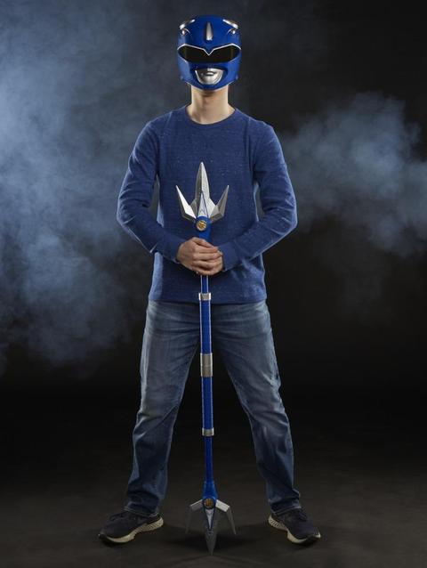 Power Rangers Lightning Collection Mighty Morphin Blue Ranger Power Lance Premium Roleplay MMPR Cosplay Collectible