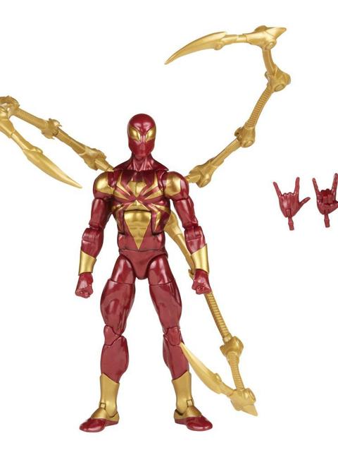 Marvel Legends Series Spider-Man 6-inch Iron Spider Action Figure Toy, Includes 2 Accessories