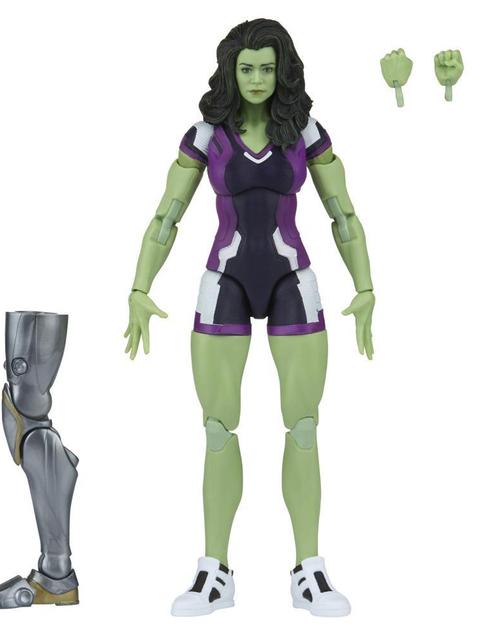 Marvel Legends Series MCU Disney Plus She-Hulk Action Figure 6-inch Collectible Toy, includes 2 accessories and 1 Build-A-Figure Part