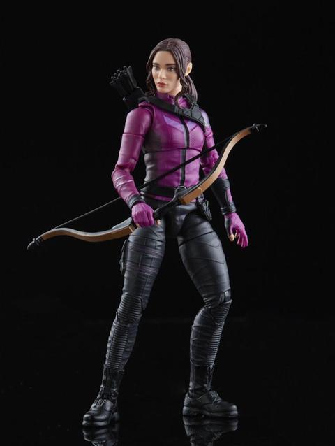 Marvel Legends Series MCU Disney Plus Kate Bishop Hawkeye Series Action Figure 6-inch Collectible Toy, 3 Accessories, 1 Build-A-Figure part