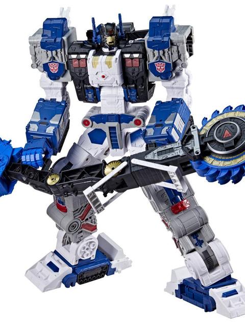 Transformers Toys Generations Legacy Series Titan Cybertron Universe Metroplex Action Figure - Ages 15 and Up, 22-inch