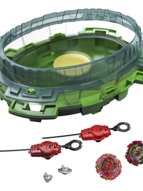 Beyblade Burst QuadDrive Interstellar Drop Battle Set Game -- Beystadium, 2 Toy Tops and 2 Launchers for Ages 8 and Up