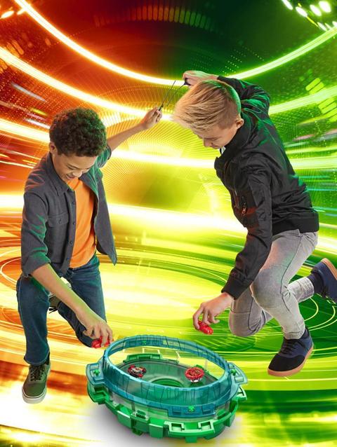 Beyblade Burst QuadDrive Interstellar Drop Battle Set Game -- Beystadium, 2 Toy Tops and 2 Launchers for Ages 8 and Up