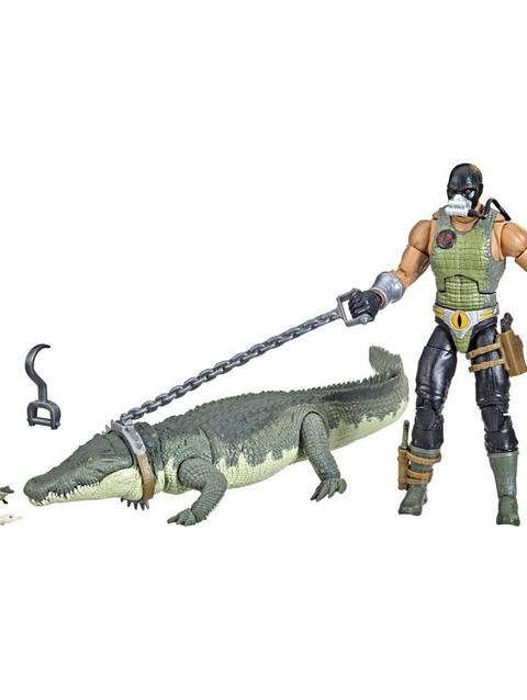 G.I. Joe Classified Series Series Croc Master & Fiona Action Figure 38 Collectible Toy, Accessories, Custom Package Art