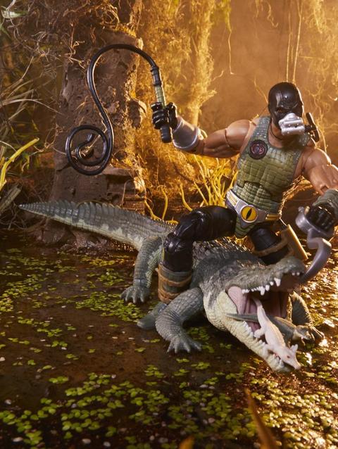 G.I. Joe Classified Series Series Croc Master & Fiona Action Figure 38 Collectible Toy, Accessories, Custom Package Art