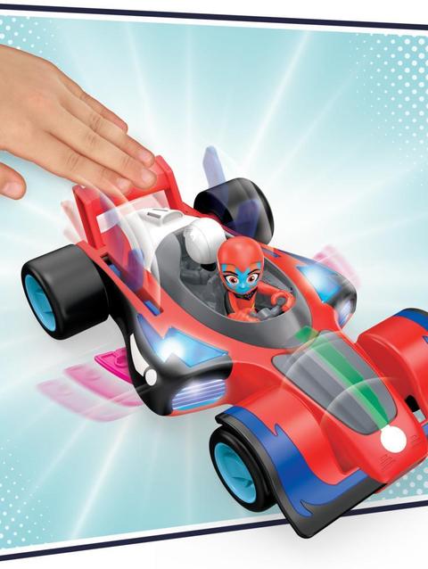 PJ Masks Animal Power Flash Cruiser Preschool Toy, Converting Car with Lights and Sounds, Vehicle Toy for Ages 3 and Up