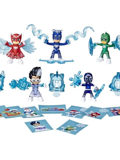 PJ Masks Advent Calendar for Kids Ages 3 and Up, 24 Daily Surprise Toys Including 5 PJ Masks Action Figures