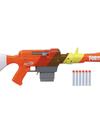 Nerf Fortnite HR Dart Blaster, Ruff Wrap Design, 6-Dart Elite Clip, 6 Nerf Elite Darts, Rotating Bolt, Detachable Barrel