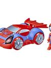 Marvel Spidey and His Amazing Friends Glow Tech Web-Crawler Vehicle, Preschool Toy with Lights and Sounds, Ages 3 and Up