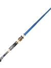 Star Wars Lightsaber Forge Obi-Wan Kenobi Electronic Extendable Blue Lightsaber Toy, Customizable Roleplay Toy, Ages 4 and Up