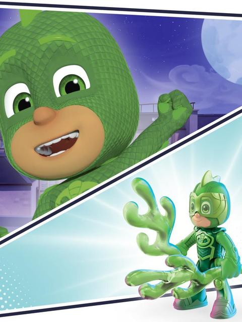 PJ Masks Nighttime Heroes Figure Set Preschool Toy, 6 Action Figures and 11 Accessories for Kids Ages 3 and Up