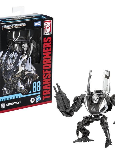 Transformers Toys Studio Series 88 Deluxe Transformers: Revenge of the Fallen Sideways Action Figure, 8 and Up, 4.5-inch