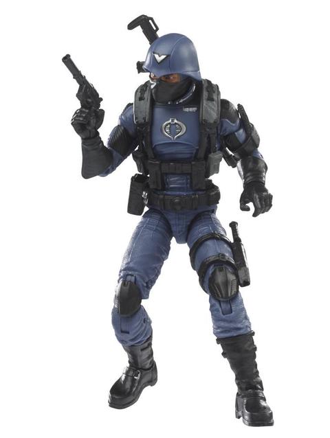 G.I. Joe Classified Series Series Cobra Officer Action Figure 37 Collectible Toy Multiple Accessories Custom Package Art