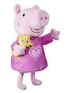 Peppa Pig Peppa’s Bedtime Lullabies Singing Plush Doll with Teddy Bear Accessory, 3 Songs, 3 Phrases, Ages 3 and Up