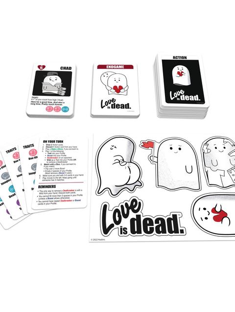 Love is Dead Game, Party Card Game for Adults and Teens, Light Strategy Dating Game for 2-5 Players Ages 13 and Up