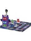 PJ Masks HQ Rescue Board Game for Kids Ages 4+ Fun Preschool Game, Includes 3D Plastic Tower