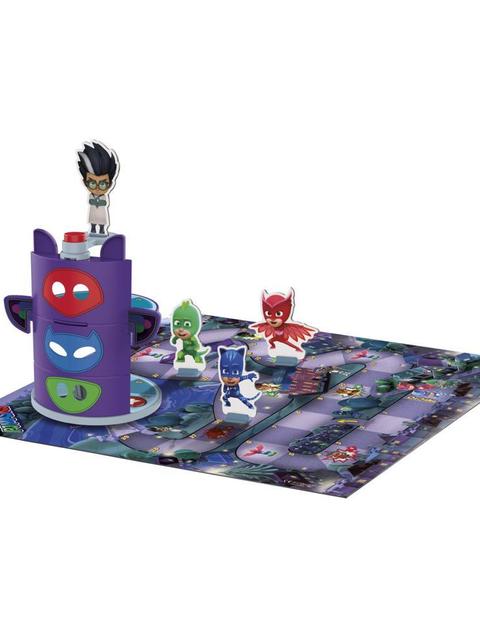 PJ Masks HQ Rescue Board Game for Kids Ages 4+ Fun Preschool Game, Includes 3D Plastic Tower