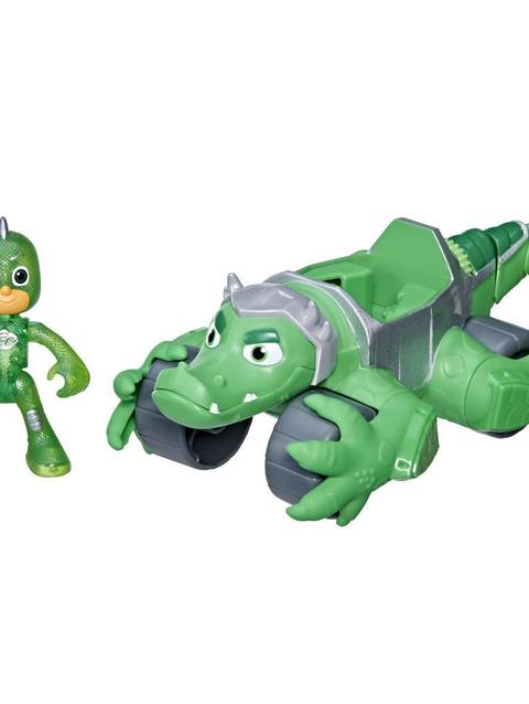 PJ Masks Animal Power Gekko Animal Rider Deluxe Vehicle Preschool Toy, Includes Gekko Action Figure, Ages 3 and Up