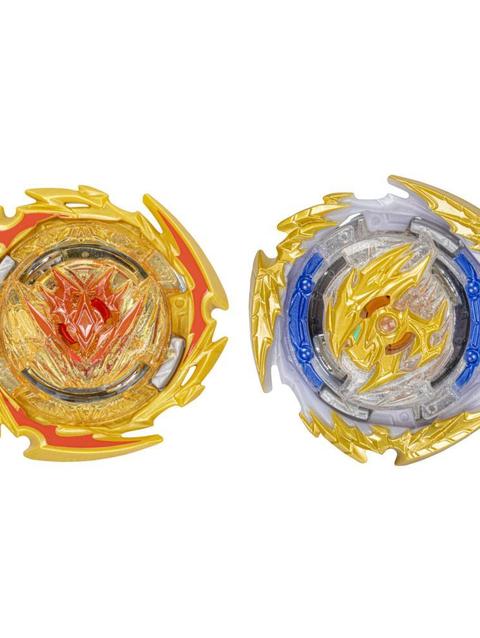 Beyblade Burst QuadDrive Destruction Belfyre B7 and Decay Perseus P7 Spinning Top Dual Pack -- Battling Game Top Toy