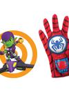 Marvel Spidey and His Amazing Friends Spidey Water Web Glove, Preschool Water Toy with Green Goblin Target, Age 3 and Up