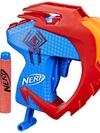 Nerf Spider-Man: Across The Spider-Verse, Spider-Man 2099 Dart Blaster, Movie Inspired Design, 2 Nerf Elite Darts