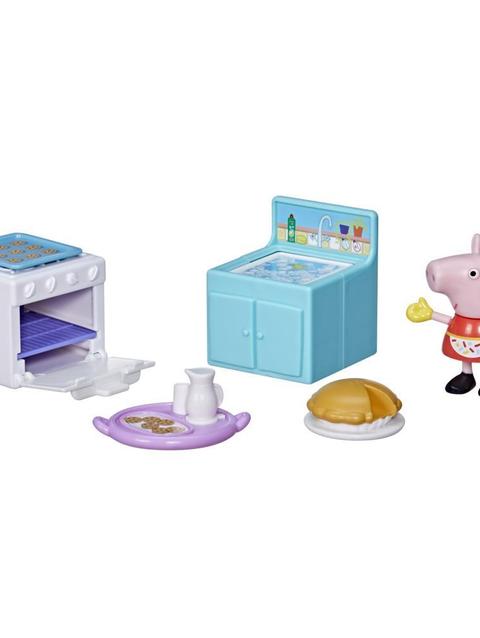 Peppa Pig Peppa’s Club Peppa Loves Baking Themed Preschool Toy, Includes 1 Figures and 5 Accessories, for Ages 3 and Up