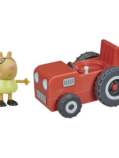 Peppa Pig Toys Little Tractor Vehicle with Moving Wheels, Includes Pedro Pony Figure, Preschool Toy for Kids