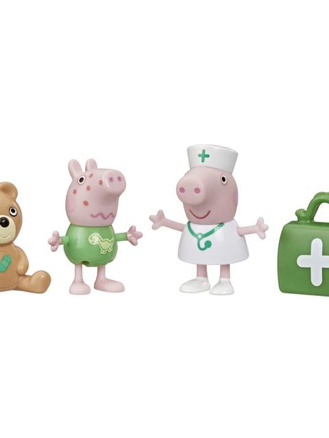 Peppa Pig Peppa’s Adventures Nurse Peppa Surprise Figure and Accessory Set, Preschool Toy for Kids Ages 3 and Up