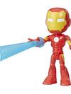 Marvel Spidey and His Amazing Friends Iron Man Action Figure Toy, Preschool Hero Figure with Accessory, Age 3 and Up