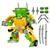 Transformers Collaborative Teenage Mutant Ninja Turtles Party Wallop, 7” Action Figure, 8+