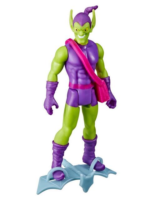 Hasbro Marvel Legends Series 3.75-inch Retro 375 Collection Green Goblin Action Figure Toy, 2 Accessories