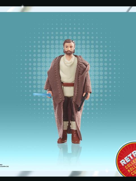 Star Wars Retro Collection Obi-Wan Kenobi (Wandering Jedi) Toy 3.75-Inch-Scale Star Wars: Obi-Wan Kenobi Figure, Kids