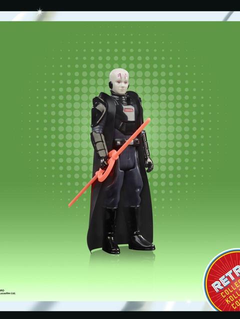 Star Wars Retro Collection Grand Inquisitor Toy 3.75-Inch-Scale Star Wars: Obi-Wan Kenobi Figure, Kids Ages 4 and Up