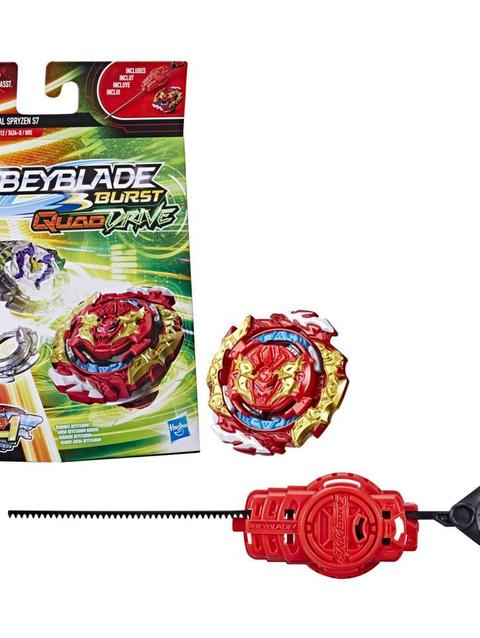 Beyblade Burst QuadDrive Astral Spryzen S7 Spinning Top Starter Pack -- Battling Game Top Toy with Launcher