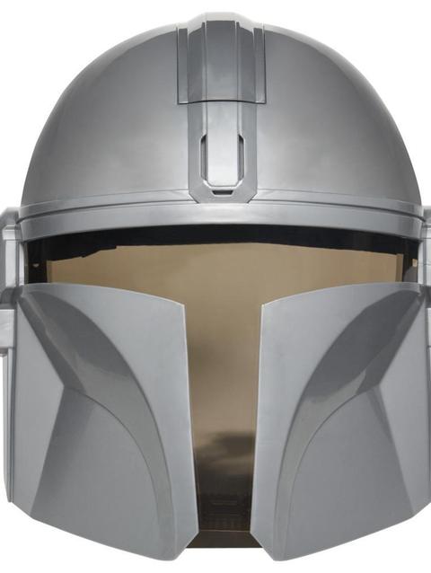 Star Wars Toys The Mandalorian Electronic Mask, The Mandalorian Costume Accessory with Phrases and SFX, Ages 5 and Up