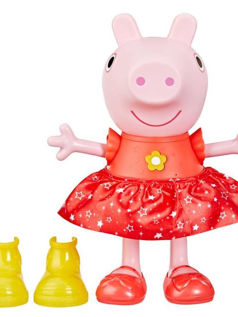 Peppa Pig Toys Peppa’s Muddy Puddles Party Doll, Musical Toys for Girls and Boys Ages 3+