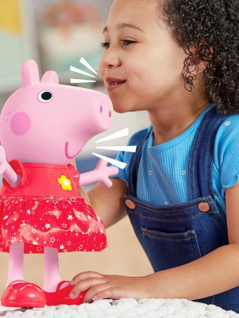 Peppa Pig Toys Peppa’s Muddy Puddles Party Doll, Musical Toys for Girls and Boys Ages 3+