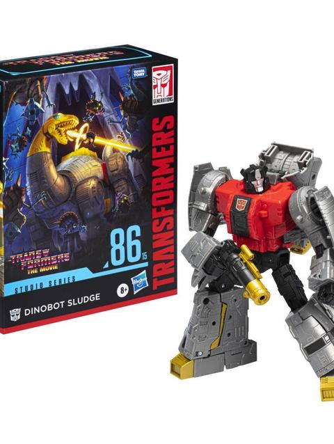 Transformers Toys Studio Series 86-15 Leader The Transformers: The Movie Dinobot Sludge Action Figure, 8.5-inch