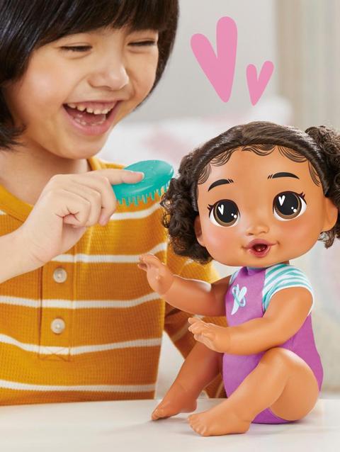 Baby Alive Crawl 'n Play Tilly Tinker Doll, Black Hair, Electronic Kids Toys for Girls & Boys 3+