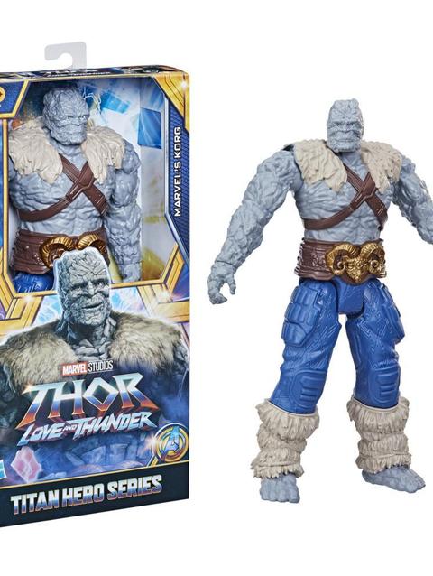 Marvel Avengers Titan Hero Series Marvel’s Korg Toy, 12-Inch-Scale Thor: Love and Thunder Figure for Kids Ages 4 and Up